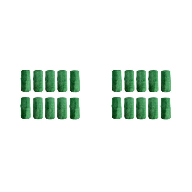 Greeniant 10 unidades/juego de nudillos elásticos antideslizantes con funda protectora para nudillos Verde 2Conjunto