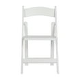 thumbnail image 6 of Flash Furniture Commercial Grade White Solid Wood Folding Dining Chair - Set of 4, 6 of 13