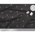 thumbnail image 3 of Soimoi Black Poly Georgette Fabric Berries & Dots Decor Fabric Printed Yard 42 Inch Wide, 3 of 5