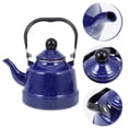 thumbnail image 6 of QUMONIN Vintage Enamel Tea Kettle with Infuser - 1L Capacity, 6 of 6
