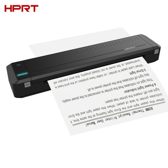 HPRT Printer,Roll Compatible With Computer Office Car Compatible With Windows Office Car Printer Thermal Printer A4 Portable Thermal Printer Wireless Usb Printer With 1pc Ribbon Roll Compatible Pdf