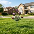 thumbnail image 4 of Metal Flowers Decorative Garden Stakes,11.8in Colorful Outdoor Yard Decor, Metal Garden Stake Decor for Yard,Patio, Lawn,Garden, 4 of 6