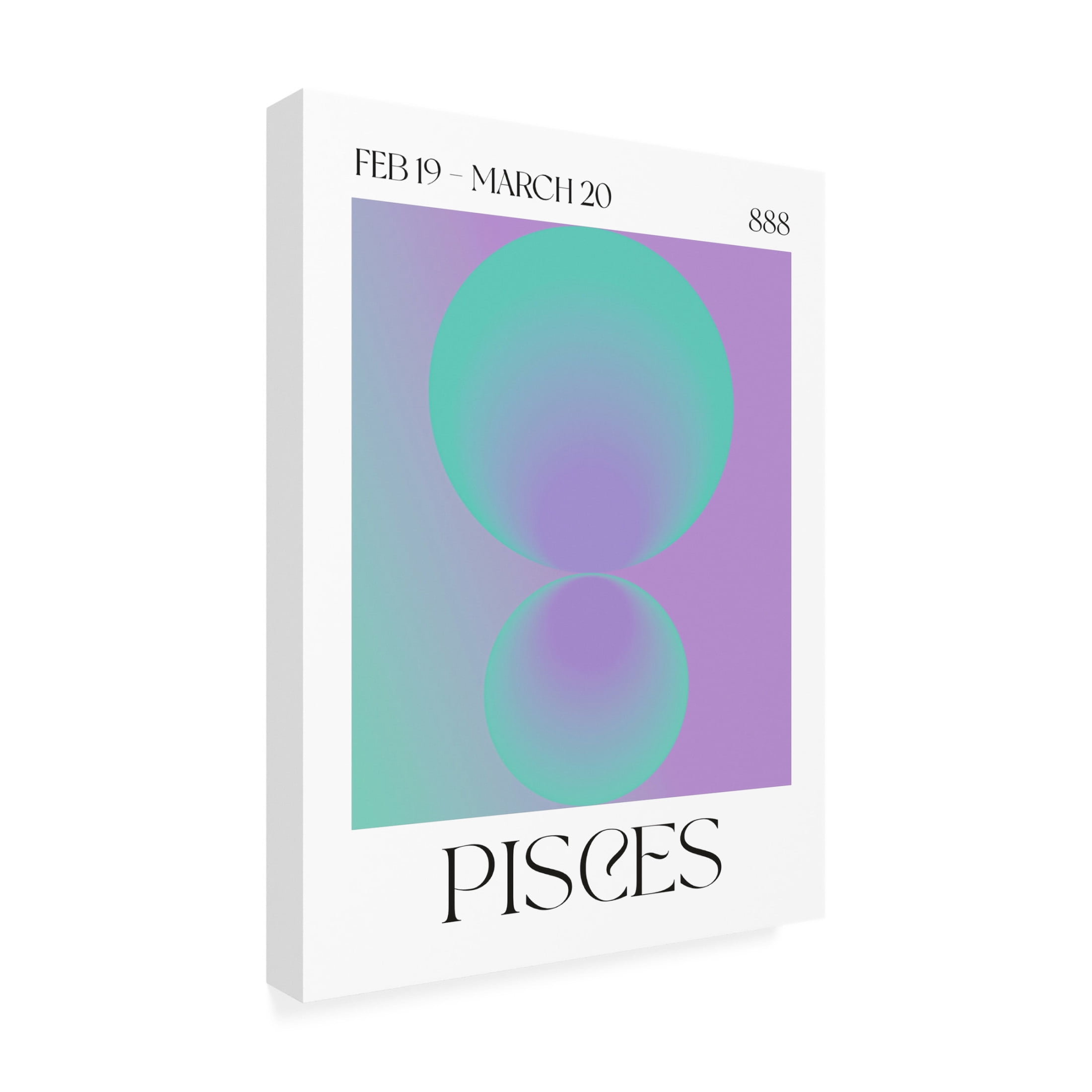 Trademark Fine Art Valeria Castillo Pisces Canvas Wall Art