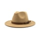 thumbnail image 1 of Sombrero de fieltro Minnieouse para mujer ala ancha Bronceado 56-58cm, 1 of 6