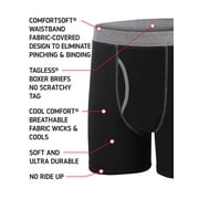 Hanes Boys 10 Pack Tagless ComfortFlex Waistband Boxer Briefs (Sizes S-XXL)