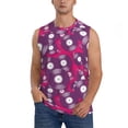 thumbnail image 1 of Saiise Vintage Vinyl Record Print Men's Tank Top: Sleek Sleeveless Tee for Casual Sports and Beach Occasions-3X-Large, 1 of 7