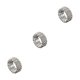 thumbnail image 5 of Anillo de amistad Qarigey Diamantes brillantes Compromiso único Plata 3 filas, 5 of 6