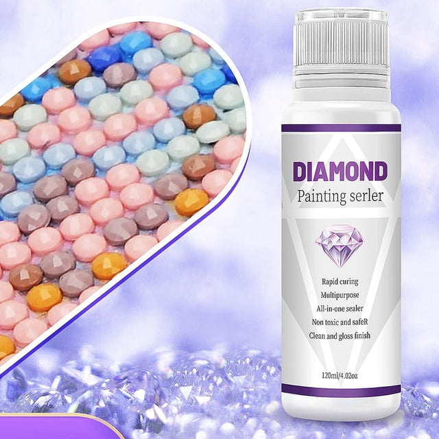 Sellador de pintura de 120ml, pegamento de pintura multiusos antidesprendimiento de brillo protector mejorado para manualidades de bricolaje pinturas SOLEDAD Sellador de pintura