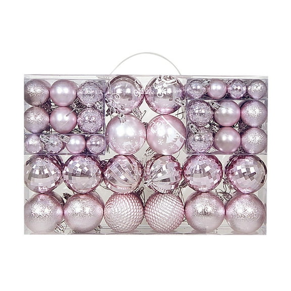 100PCS Christmas Ornaments Christmas Tree Decoration Holiday Multiple Styles Ornaments for Christmas Trees Party Decoration Xmas Home Decor