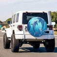 thumbnail image 3 of Lovely Dolphin Playing Spare Tire Cover Dust-Proof Wheel Tire Cover Fit Trailer, RV, SUV and Many Vehicle, 3 of 8