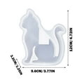 thumbnail image 3 of Food-Grade Silicone Cat Candlestick Mould, Adorable Design, for DIY Candles and Crafts, 3 of 6