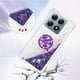 thumbnail image 3 of Funda para Xiaomi 14T 5G con Brillo Líquido Flotante, Purpurina, Parachoques y Anillo Giratorio Soporte, 3 of 5