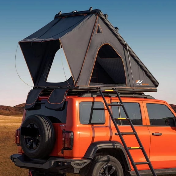 BAMACAR Naturnest Rooftop Tent Hardshell Roof Top Tent For Jeep SUV Truck Roof Rack Tents 2-3 Person