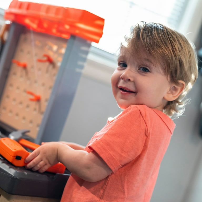 Step2 Handyman Workbench Etabli pour Enfant | Jeu de bricolage avec Outils  & Kit d'Accessoires | Jouet en plastique pour Enfants