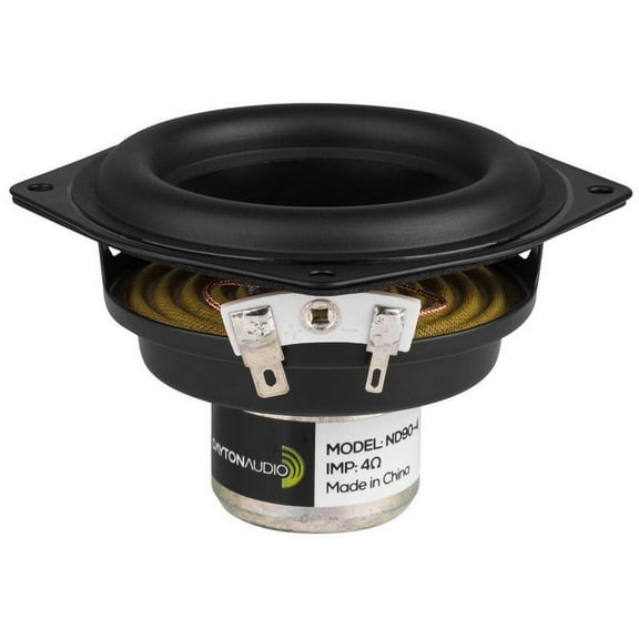 Dayton Audio ND90-4 3-1/2" Aluminum Cone Full-Range Neo Driver 4 Ohm