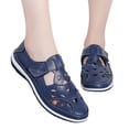 thumbnail image 3 of Fesfesfes Women Shoes Round Toe Lightweight Comfortable Slippers Platform Hollowed Out Casual Shoes 39(7), 3 of 6