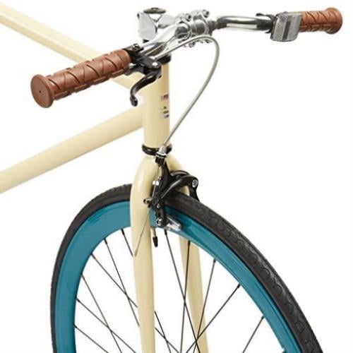Retrospec Bicycles Mantra Fixie Bicycle with Sealed Bearing Hubs and Headlamp