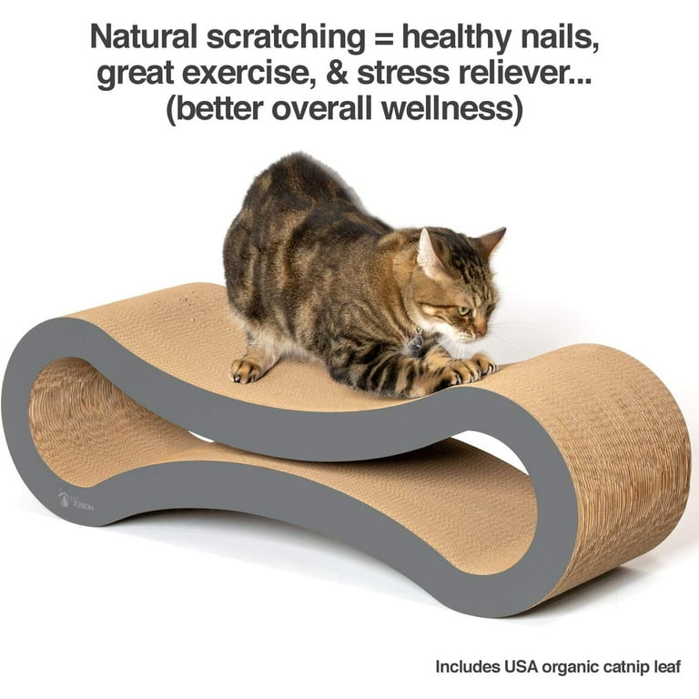 PetFusion Ultimate Cat Scratcher Pad Lounge Bed For Cats