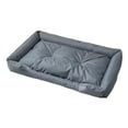 thumbnail image 4 of Cama Oxford para perros, tapete impermeable para jaula de cachorro, para otoño e invierno, para interiores, para gatos, cachorros, caniches, gatitos y gris, 4 of 10