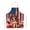 C, variant on Patriotic 4th of July Kitchen Apron, USA Flag Different StylePrint Stain-Resistant Cooking Apron for Independence Day Family Indoor Outdoor BBQ Decor(25.59 x 29.53 in)