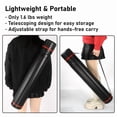 thumbnail image 7 of Whole Sale Direct 30"-53" Portable Telescoping Poster Tube with Strap - Expandable Art/Blueprint Storage Case for Travel & Document Protection, 4-Pack, 7 of 7