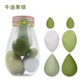 thumbnail image 1 of Little Daisy Plump Drifting Bottle Beauty Egg 6pcs Maquillaje Puff Esponja Gota de agua Corte oblicuo Mini Verde LingWen 9024715063311, 1 of 1