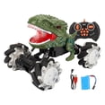 thumbnail image 1 of segolike 1/12 Scale Dinosaur RC Car 360 degree Rotation Powerful with Spray Light Sound, 1 of 8