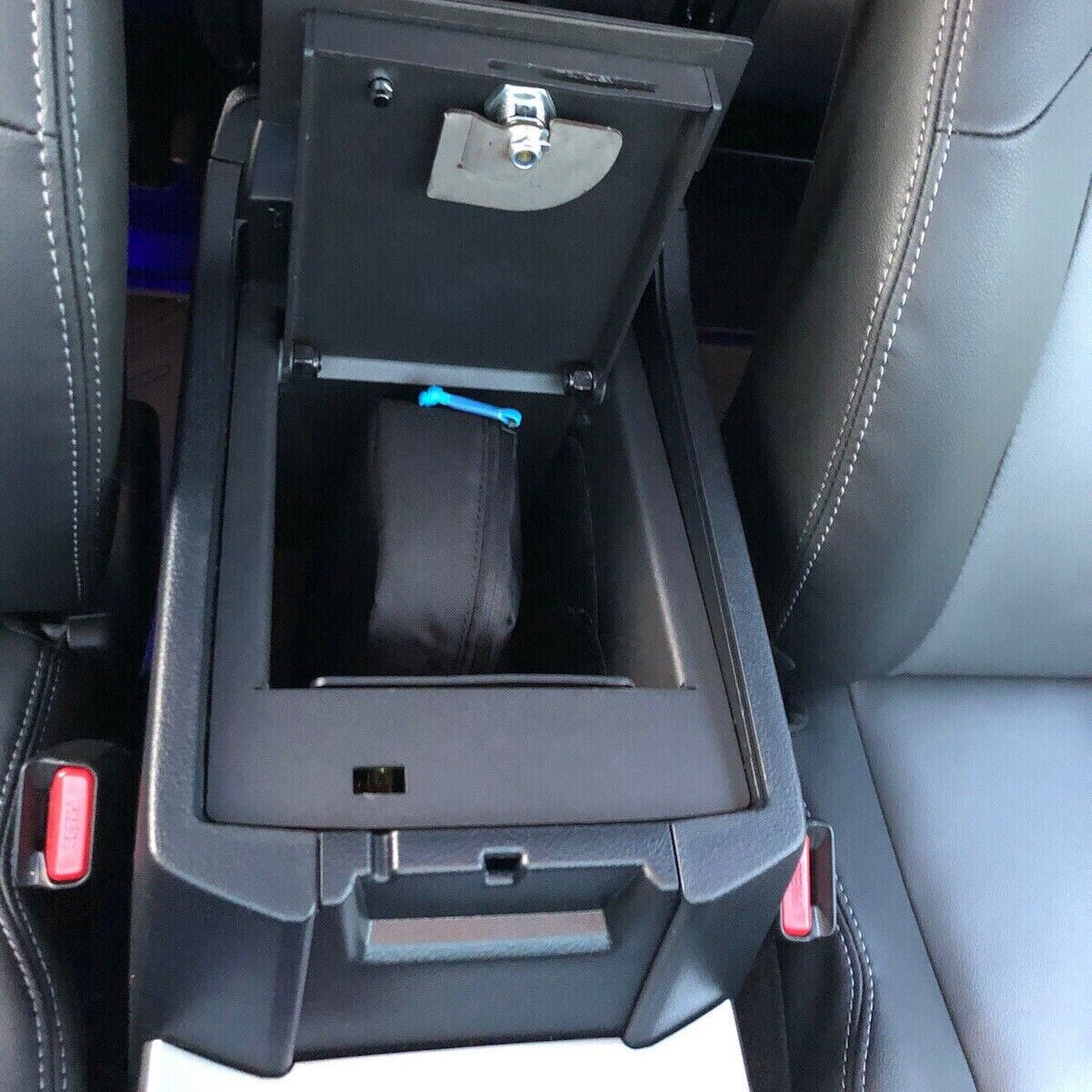 Kojem Safe Center Console Car Safe Interior Storage Lock Gun Safe Box for Toyota 4Runner 2014-2022 Replaces 00016-86184 00016-34174