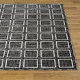 thumbnail image 4 of Luxe Weavers Modern Geometric Grid Black 5x7 Area Rug, Low Bedroom Carpet, 4 of 9
