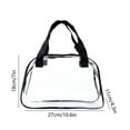 thumbnail image 3 of Vikakiooze Clear Beach Bag Beach Tote Bag Family Travel Women's Holiday Beach Accessories, 3 of 6