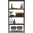 thumbnail image 2 of Lorell, Narrow Steel Shelving, 1 Each, Black, 2 of 2
