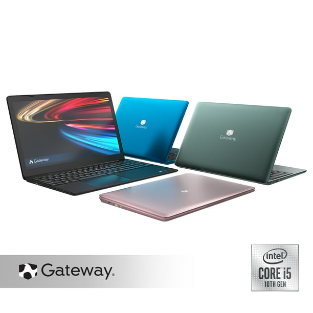 Gateway 14.1" FHD Ultra Slim Notebook, Intel Core i5-1035G1, RAM, 256GB SSD, Tuned by THX™ Audio, Fingerprint Scanner, Webcam, HDMI, Cortana, Windows 10 Home, Green - Walmart.com