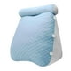 thumbnail image 2 of Almohada triangular en forma de cuña para cabecero, cojín de respaldo ajustable para sentarse azul, 2 of 9
