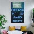 thumbnail image 6 of Prints Album Hit Me Hard And Soft Poster 3 Picture Print Canvas Poster Wall Paint Art Posters Decor Modern Home Artworks Gift 24x36inch(60x90cm), 6 of 6