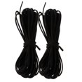 thumbnail image 2 of Abbracc 2Pcs 2mmx5m PU Leather Cord String For Jewelry DIY Handmade Handicrafts 15Colors Black, 2 of 6