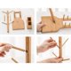thumbnail image 5 of Juego de portavasos de café, soporte de bambú para tazas y cucharas, organizador de tazas para cafetería en casa., 5 of 7