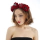 thumbnail image 4 of CRÁNEO ROSA Diadema Disfraz de mujer Hugo diademas de flores de halloween, 4 of 9