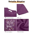 thumbnail image 5 of MOSHU Womens T-shirts Round Neck Shirts for Women Short Sleeve Loose Graphic Tees, 5 of 9