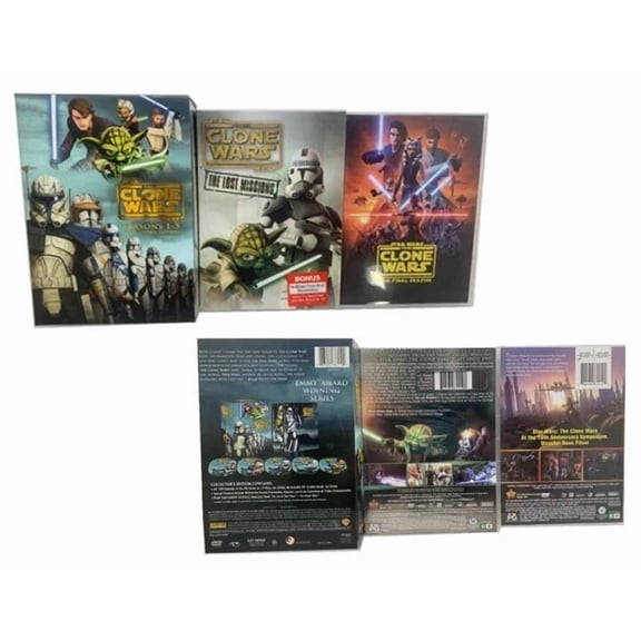StarWars, The Clone Wars: The Complete Series Seasons 1-7 (DVD) Free Shipping!
