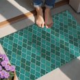 thumbnail image 4 of Teal Gold Checkerboard Checkered Pattern Door Rugs,Washable Non Slip Door Mats Indoor,Decorative Door Mats,Entry Mat Indoor for Entrance,Bedroom,Kitchen,Bathroom,20"x32", 4 of 6