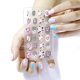 thumbnail image 2 of Uñas a presión para niños, 96 piezas de uñas postizas cortas para niñas, prepegamento, cubierta completa, puntas de uñas postizas para niños, uñas acrílicas con patrón de corazón lindo para niña, 2 of 5