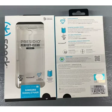 Speck Presidio Perfect-Clear Fold Case For Samsung Galaxy Z Fold5 - Clear