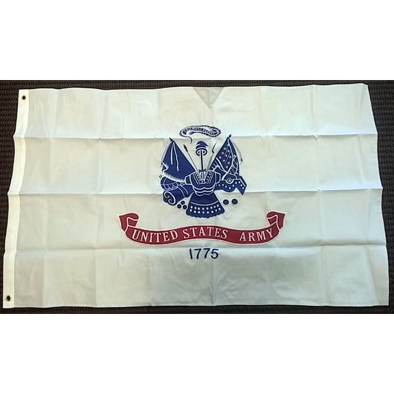 United States Army Logo Double Sided Nylon Embroidered 3x5 Foot Flag Banner USA