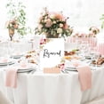 thumbnail image 2 of Koyal Wholesale Pink Burgundy Florals Wedding Signs Bundle Set for Ceremony, Reception Decor Signage, 8.5 x 11", 30-Pack, 2 of 5