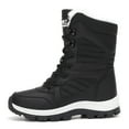 thumbnail image 3 of Women Snow Boots High Top Non- Waterproof Winter Boots (Black 41), 3 of 4