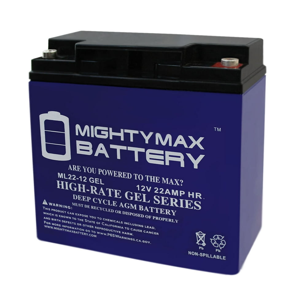 12V 22AH GEL Battery Replacement for Golden Technologies LiteRider