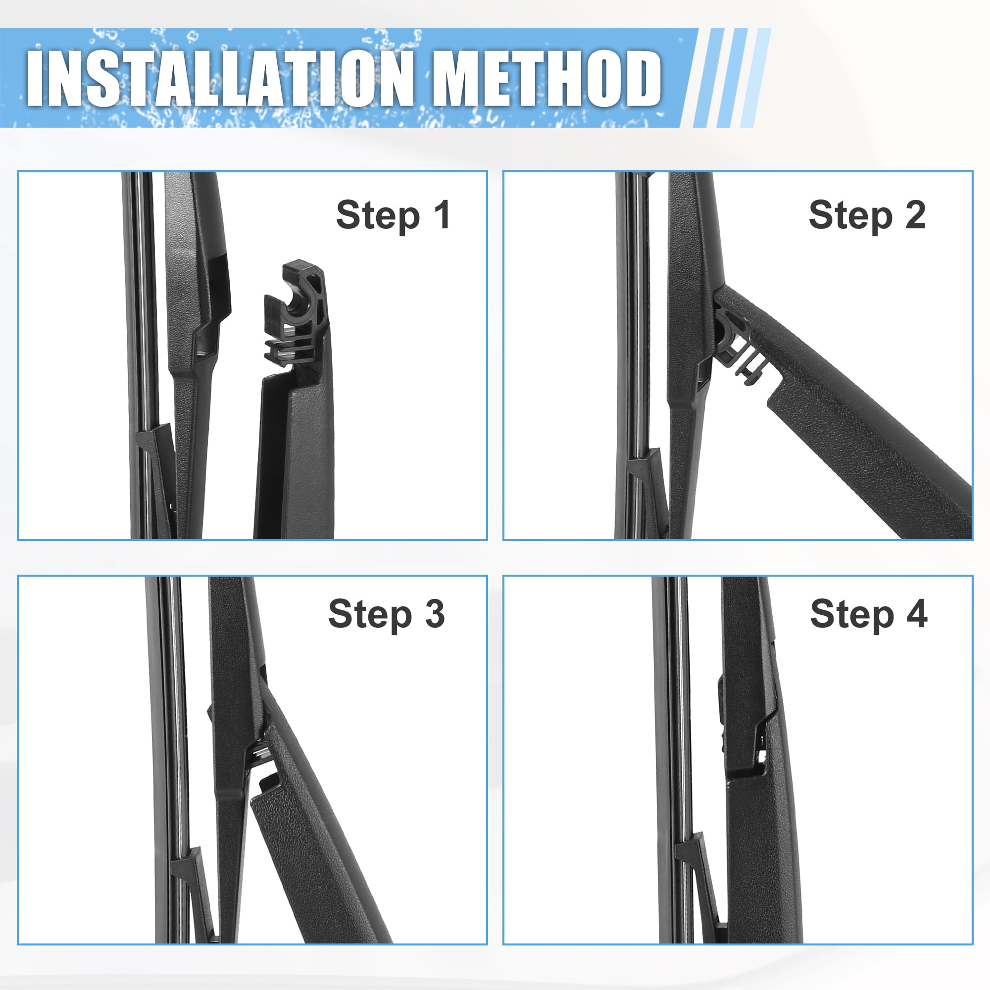 Unique Bargains Rear Wiper Blade Arm Assembly for Mazda CX-5 and for Hyundai Accent