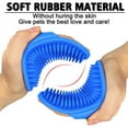 thumbnail image 5 of 3Pack Pet Bath Brush, Dog Brush Cat Brush, Soft Brush Adjustable Width Size for Pet Shower/Grooming/Washing(Blue Green Yellow), 5 of 8
