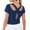 Black#20, variant on Jinhomg Women's Summer Open Back Tops Criss Cross Cut Out Backless Tee Short Sleeve Casual T Shirt Blue M