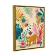 thumbnail image 4 of Stupell Industries Spotted Leopards with Cake Animals & Insects Painting Gold Floater Framed Canvas Art Print Wall Art, 25 x 31, 4 of 10